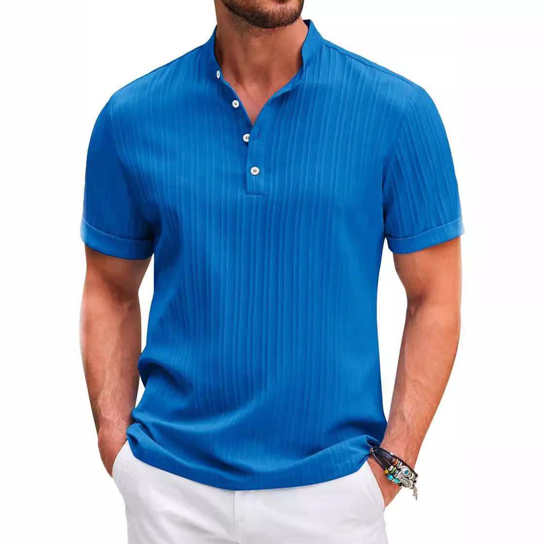 Men's Retro Cotton Loose Shirt