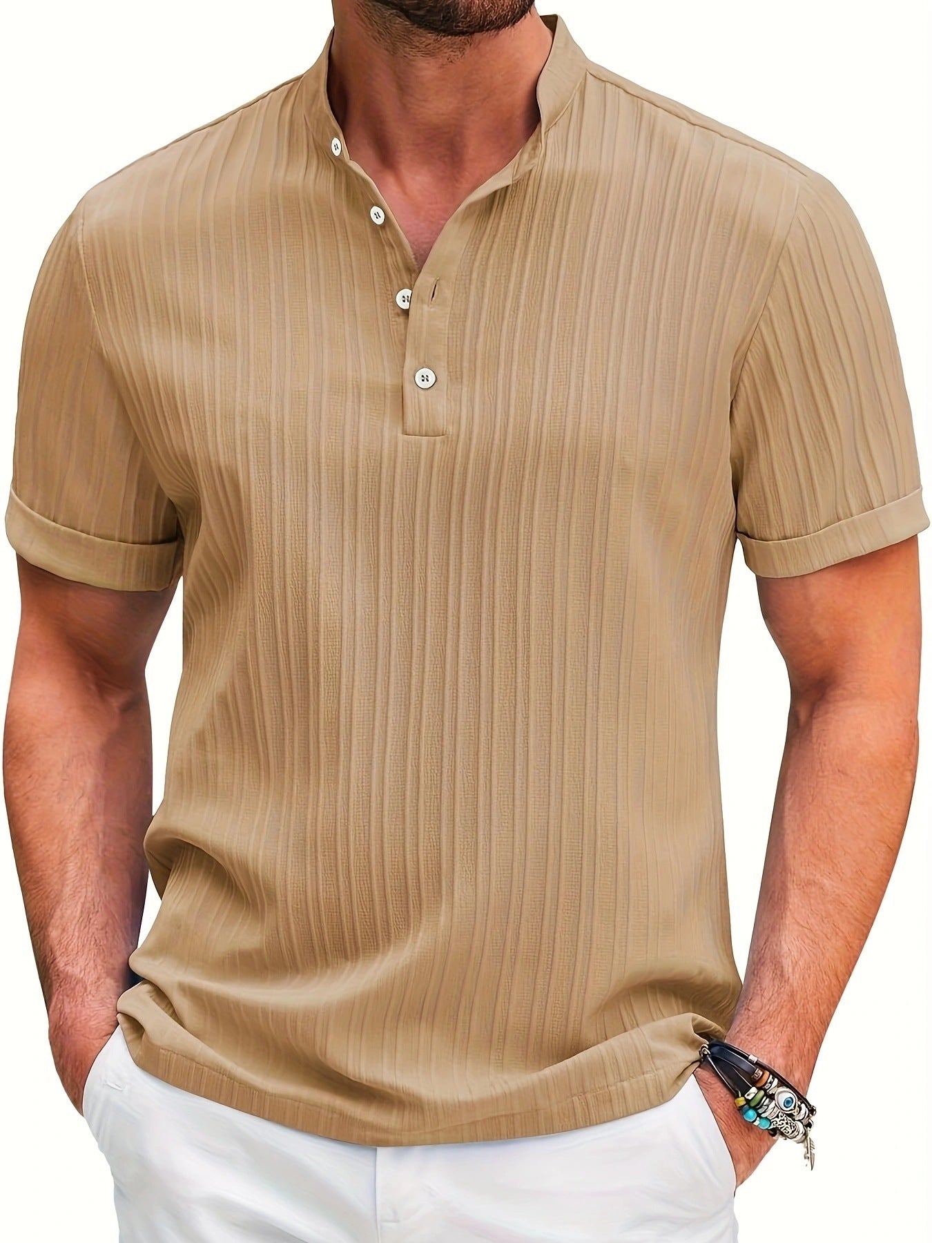 Men's Retro Cotton Loose Shirt