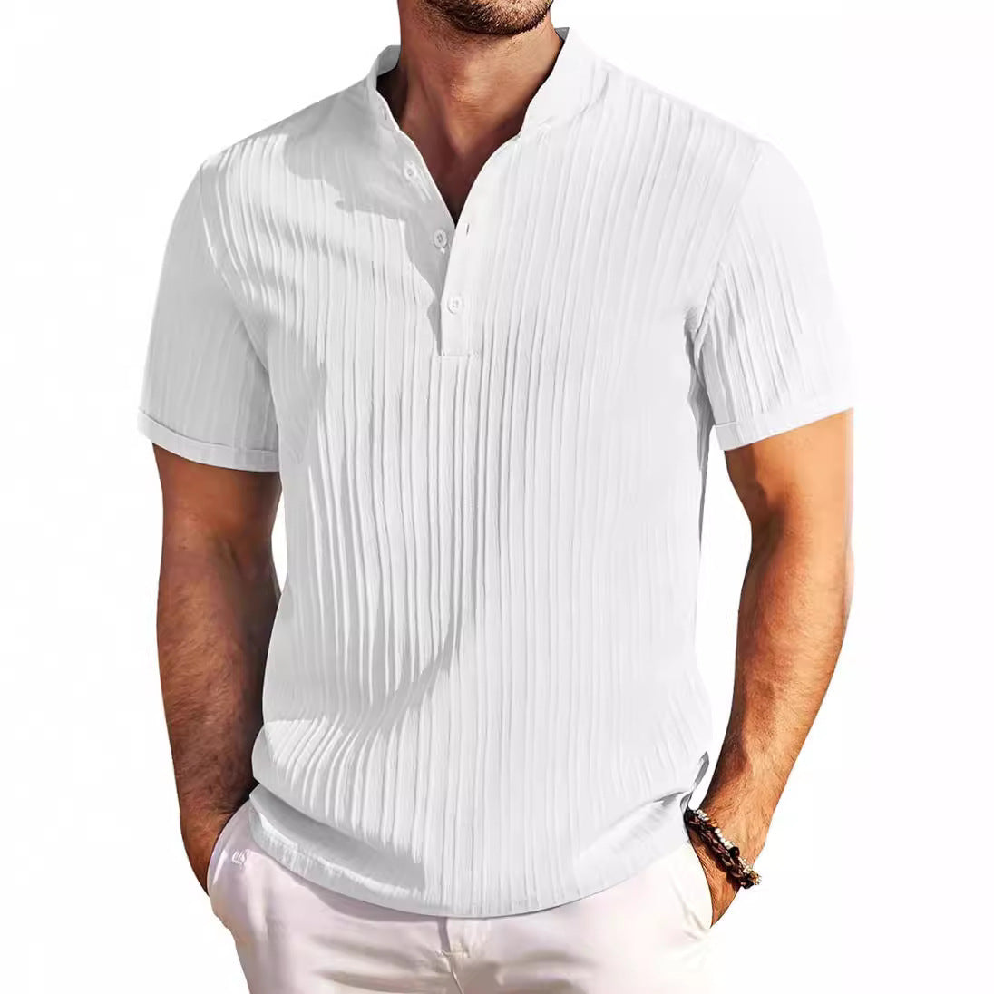 Men's Retro Cotton Loose Shirt