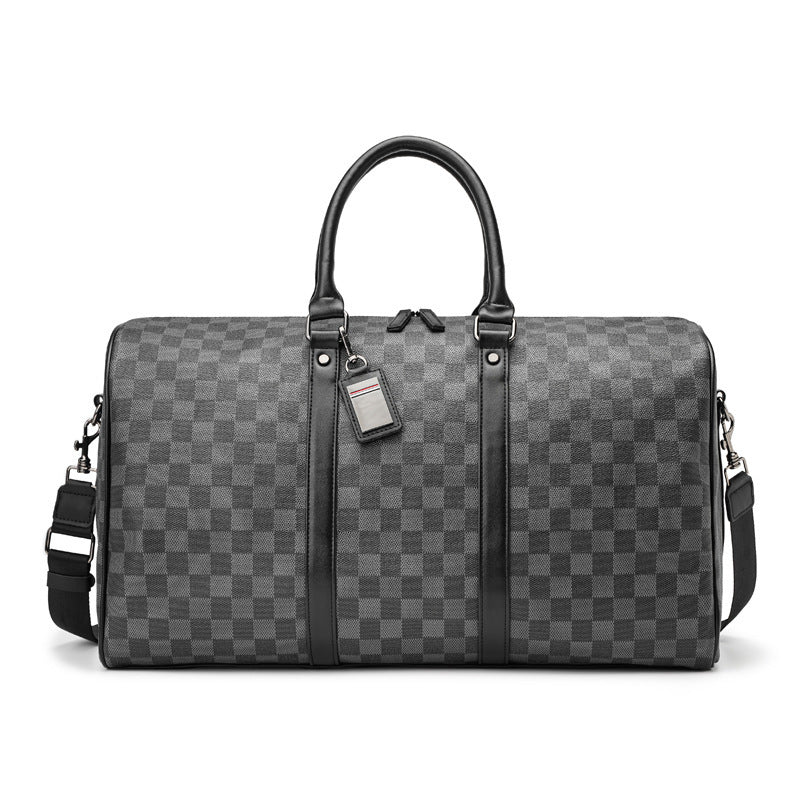 Korean Plaid Travel Handbag