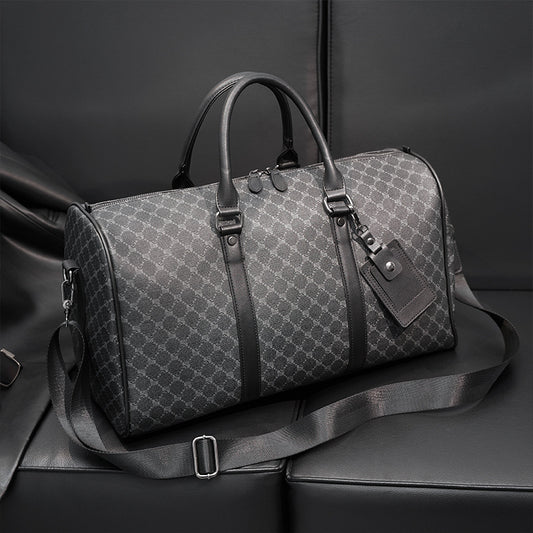Korean Plaid Travel Handbag